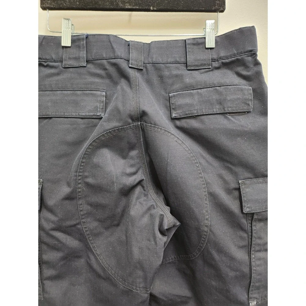 5.11 Tactical Mens Utility Cargo Pants Large Navy Adjustable Heavy Duty Gorpcore - Picture 5 of 9